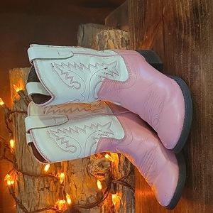 Old West size 7.5 toddler cowgirl boots